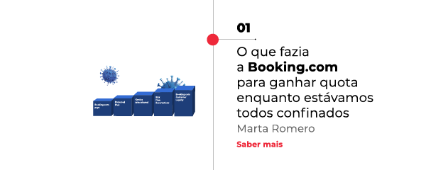 Booking.com Mirai confinados