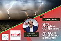 repercussões DMA reservas diretas conformidade google hotels mirai