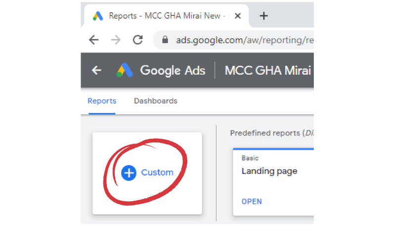mirai competitividade preço google ads