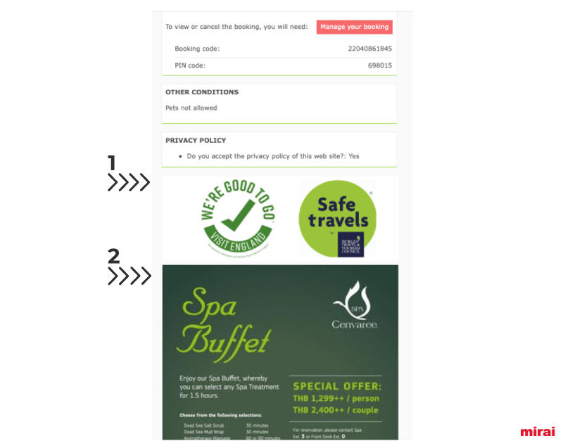 Banners email Mirai