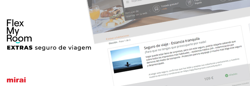 flexmyroom extras seguro viagem mirai