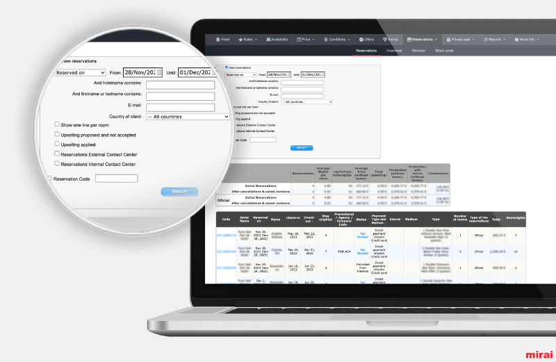 Novidades extranet Mirai