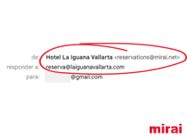 personalização e-mail notificações mirai